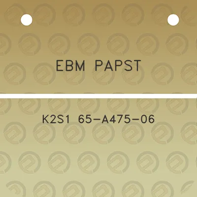 ebm-papst-k2s1-65-a475-06