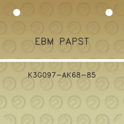 ebm-papst-k3g097-ak68-85