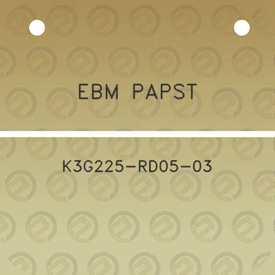 ebm-papst-k3g225-rd05-03