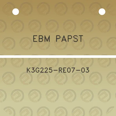 ebm-papst-k3g225-re07-03