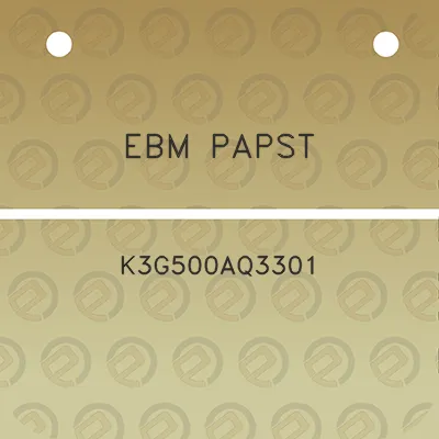 ebm-papst-k3g500aq3301