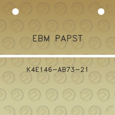 ebm-papst-k4e146-ab73-21