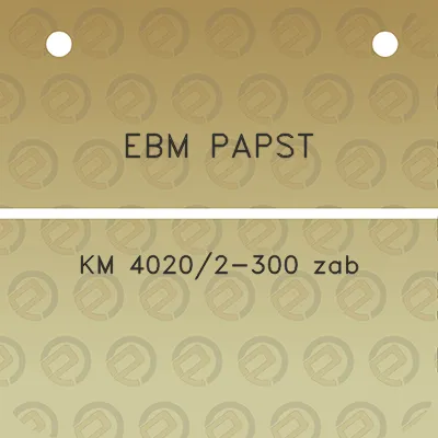 ebm-papst-km-40202-300-zab