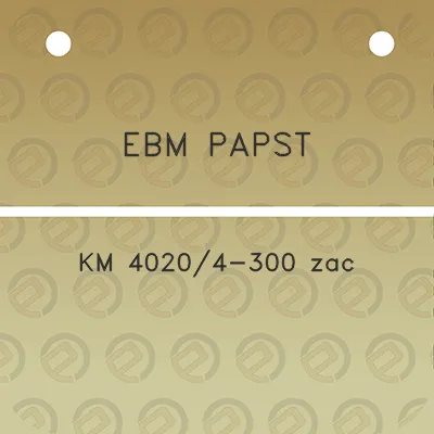 ebm-papst-km-40204-300-zac