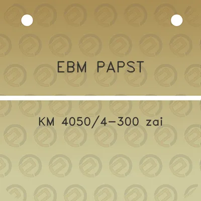 ebm-papst-km-40504-300-zai