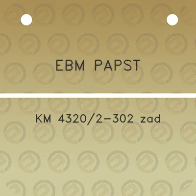 ebm-papst-km-43202-302-zad