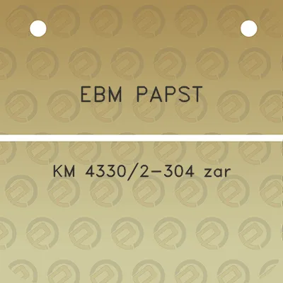 ebm-papst-km-43302-304-zar