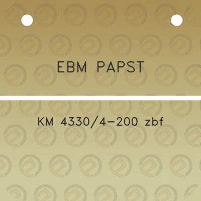 ebm-papst-km-43304-200-zbf