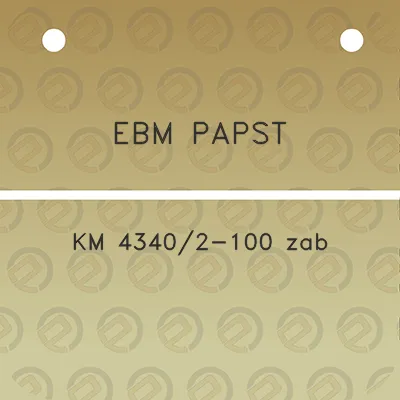 ebm-papst-km-43402-100-zab