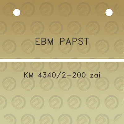 ebm-papst-km-43402-200-zai