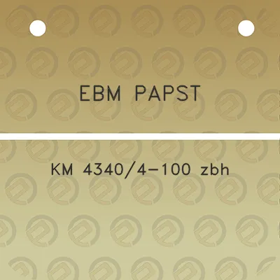 ebm-papst-km-43404-100-zbh