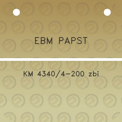 ebm-papst-km-43404-200-zbi