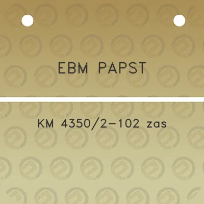 ebm-papst-km-43502-102-zas