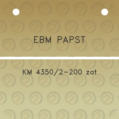 ebm-papst-km-43502-200-zat