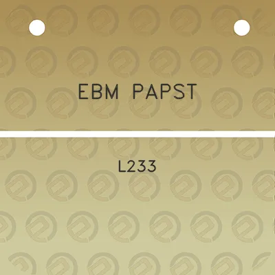 ebm-papst-l233