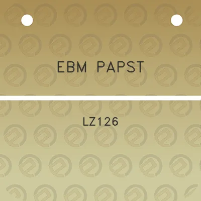 ebm-papst-lz126