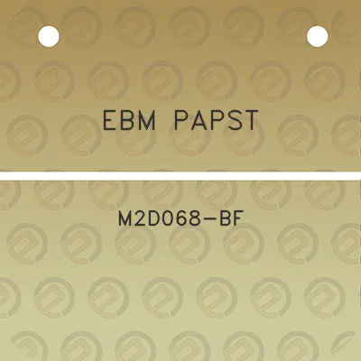 ebm-papst-m2d068-bf