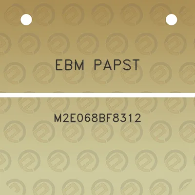 ebm-papst-m2e068bf8312