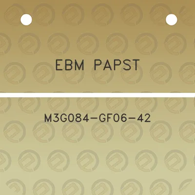 ebm-papst-m3g084-gf06-42