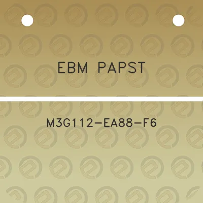 ebm-papst-m3g112-ea88-f6