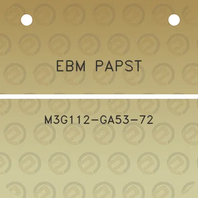 ebm-papst-m3g112-ga53-72