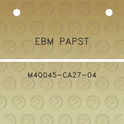 ebm-papst-m4q045-ca27-04