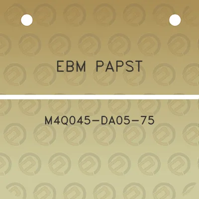 ebm-papst-m4q045-da05-75