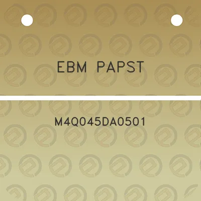 ebm-papst-m4q045da0501