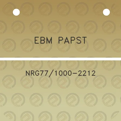 ebm-papst-nrg771000-2212