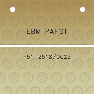 ebm-papst-p51-2518gg22