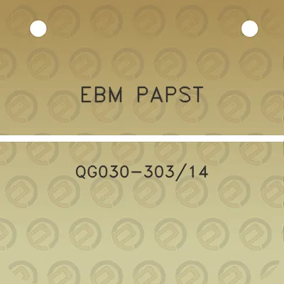 ebm-papst-qg030-30314