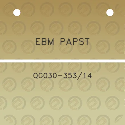 ebm-papst-qg030-35314