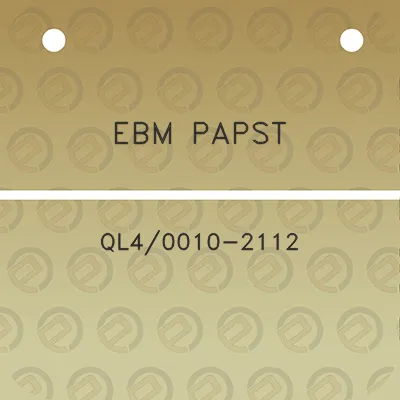 ebm-papst-ql40010-2112