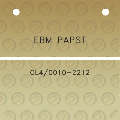 ebm-papst-ql40010-2212