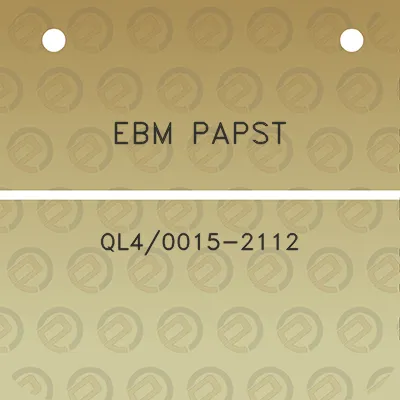 ebm-papst-ql40015-2112