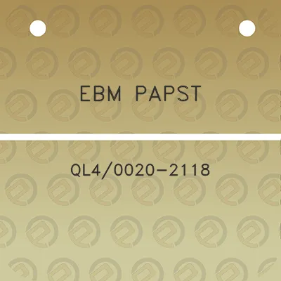 ebm-papst-ql40020-2118