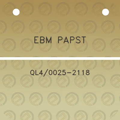 ebm-papst-ql40025-2118