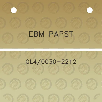 ebm-papst-ql40030-2212