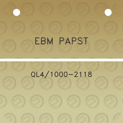 ebm-papst-ql41000-2118