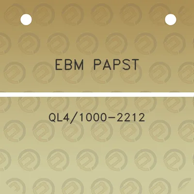 ebm-papst-ql41000-2212