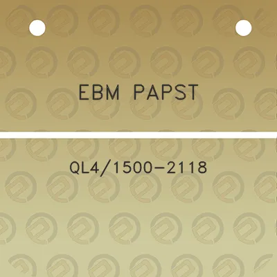 ebm-papst-ql41500-2118