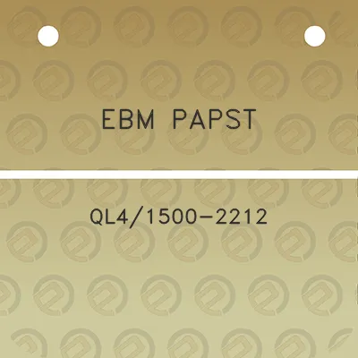 ebm-papst-ql41500-2212