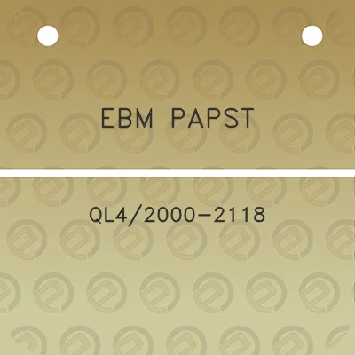 ebm-papst-ql42000-2118