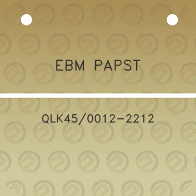 ebm-papst-qlk450012-2212