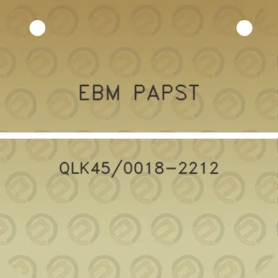 ebm-papst-qlk450018-2212