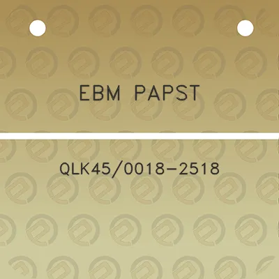 ebm-papst-qlk450018-2518