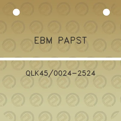 ebm-papst-qlk450024-2524