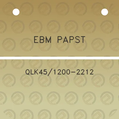 ebm-papst-qlk451200-2212