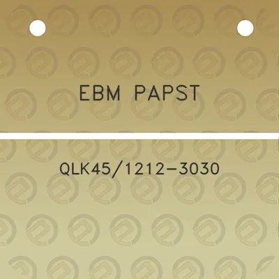 ebm-papst-qlk451212-3030