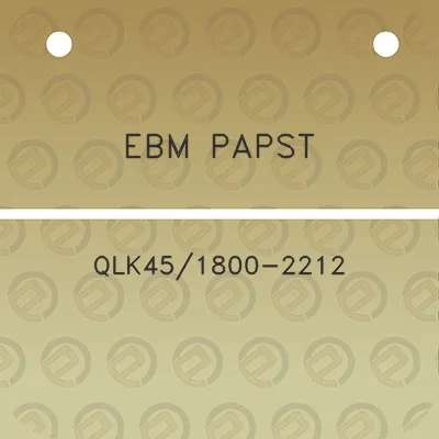 ebm-papst-qlk451800-2212